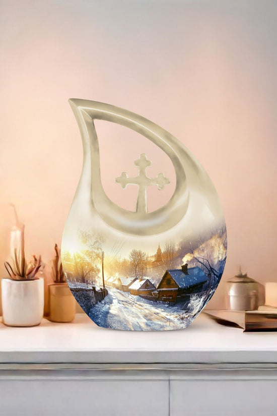 Snowflakes Urns For Ashes - Urn Ashes Men