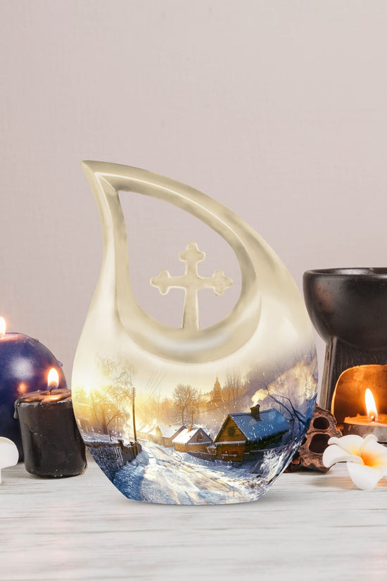 Snowflakes Urns For Ashes - Urn Ashes Men