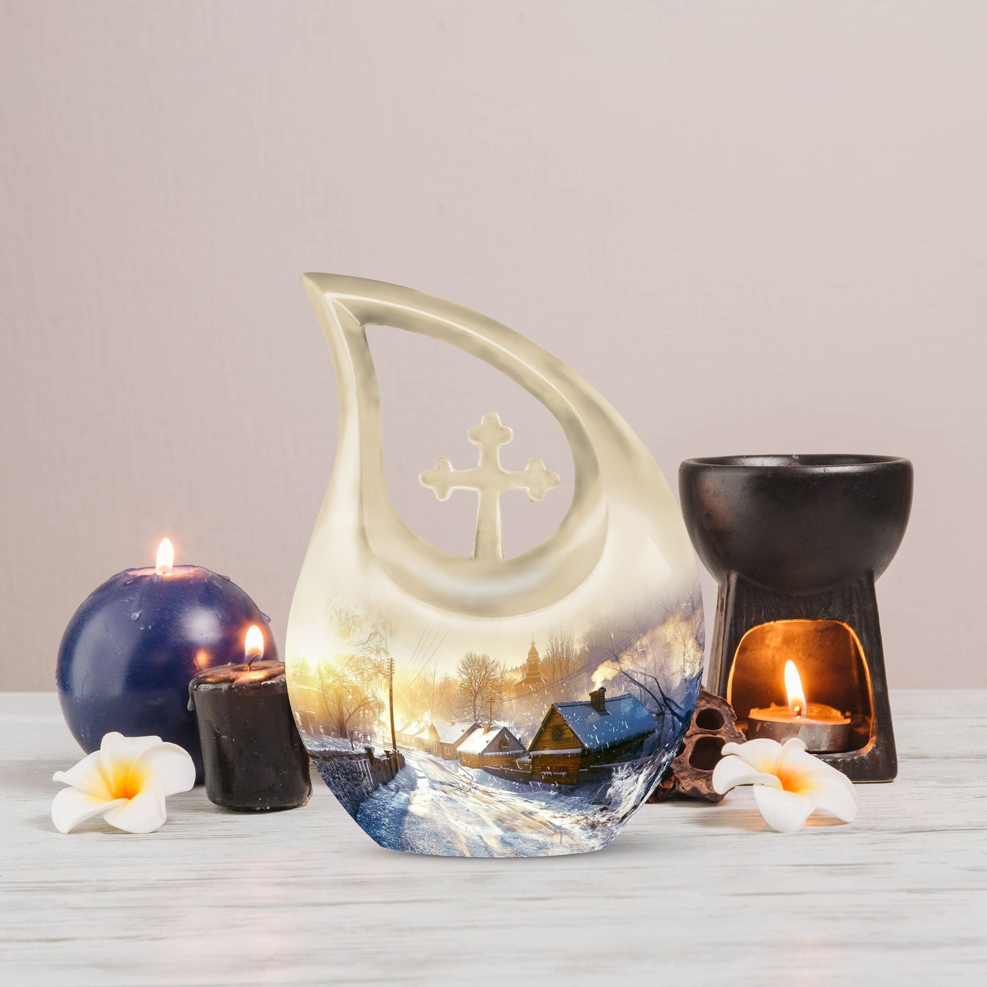 Snowflakes Urns For Ashes - Urn Ashes Men