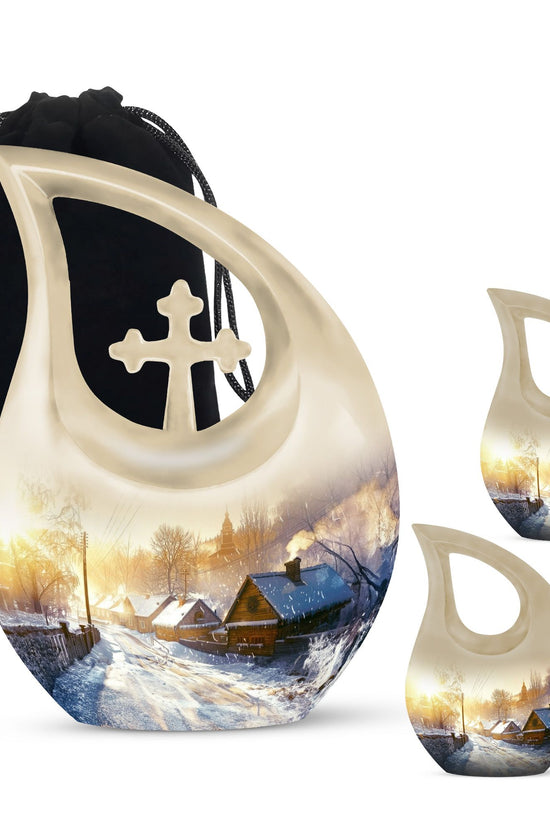 Snowflakes Urns For Ashes - Urn Ashes Men