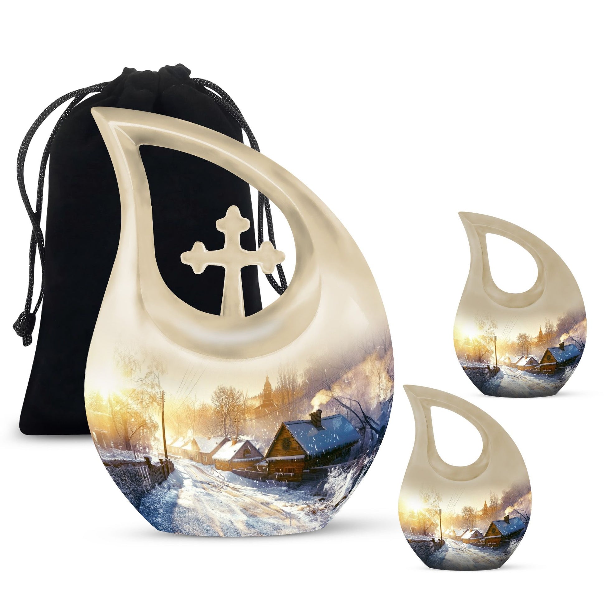 Snowflakes Urns For Ashes - Urn Ashes Men