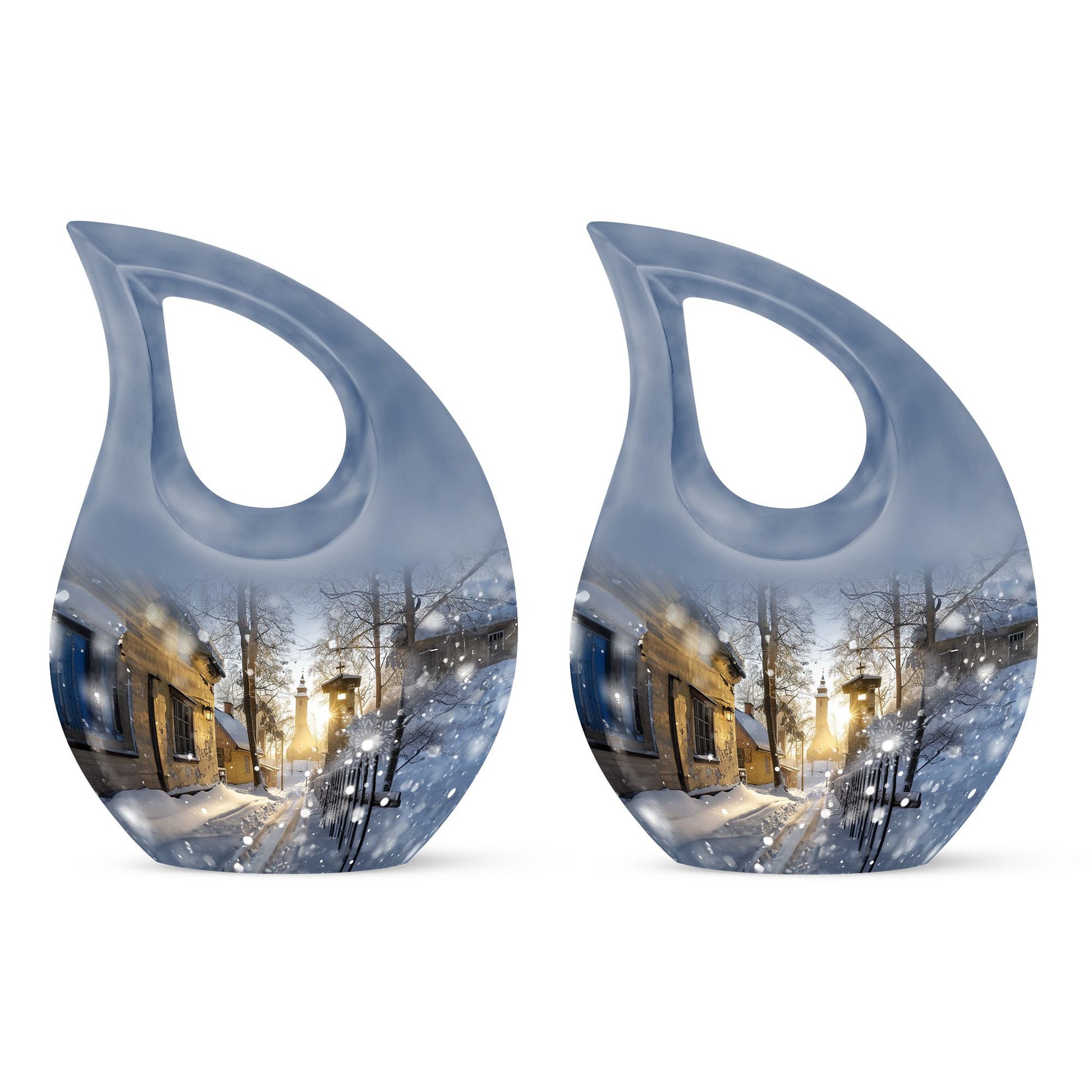 Snowflakes Urns For Ashes - Men Urns For Human Ashes