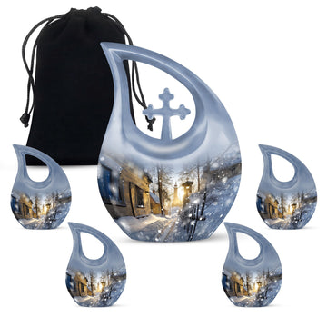 Large Urn With 4 Keepsake