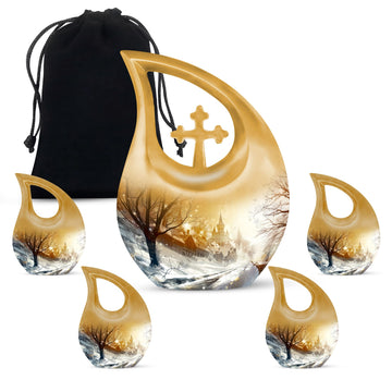 Large Urn With 4 Keepsake