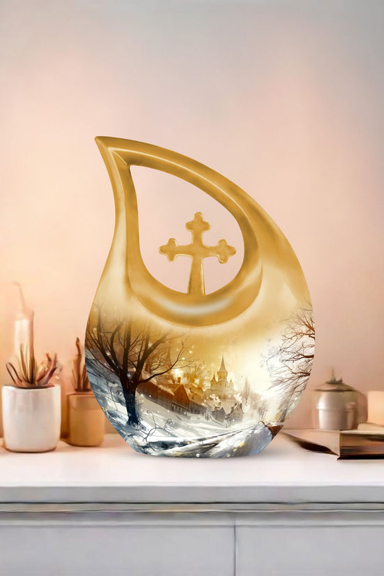 Snowflakes Urns For Ashes - Urn For Ashes Adult Male
