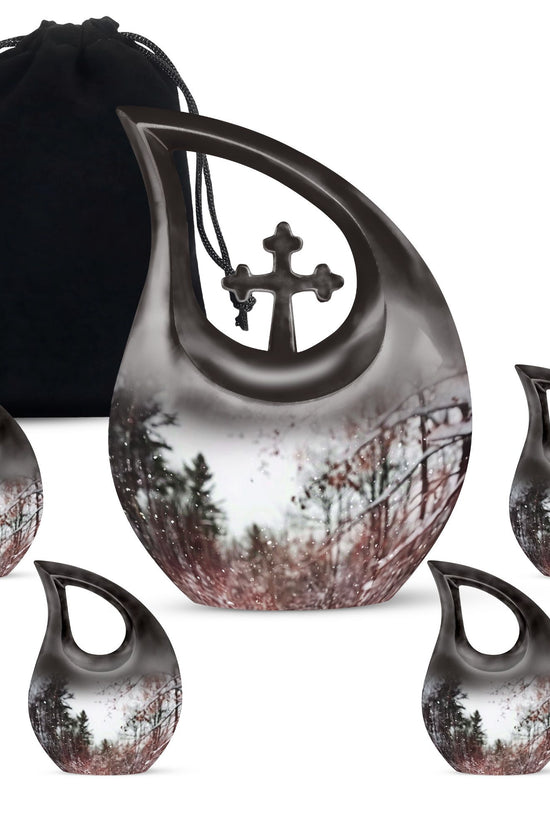 Snowflakes Urns For Ashes - Urns For Human Ashes Adult Female