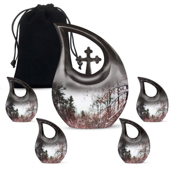 Large Urn With 4 Keepsake