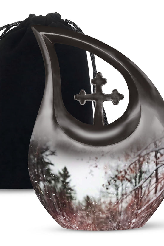 Snowflakes Urns For Ashes - Urns For Human Ashes Adult Female