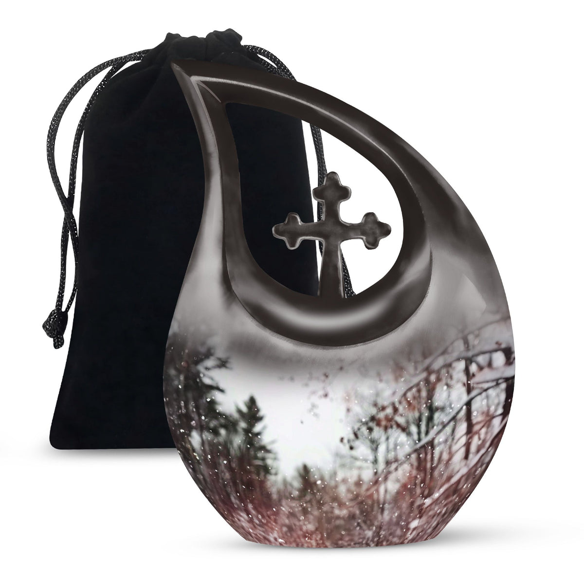 Snowflakes Urns For Ashes - Urns For Human Ashes Adult Female