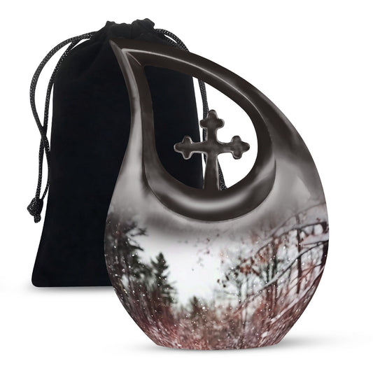 Snowflakes Urns For Ashes - Urns For Human Ashes Adult Female