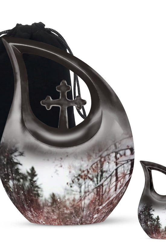 Snowflakes Urns For Ashes - Urns For Human Ashes Adult Female