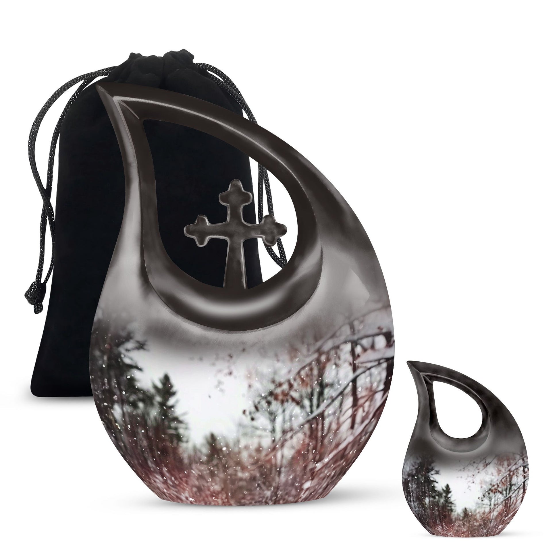 Snowflakes Urns For Ashes - Urns For Human Ashes Adult Female