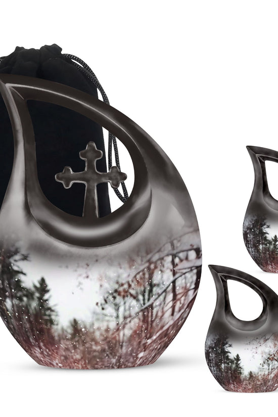 Snowflakes Urns For Ashes - Urns For Human Ashes Adult Female
