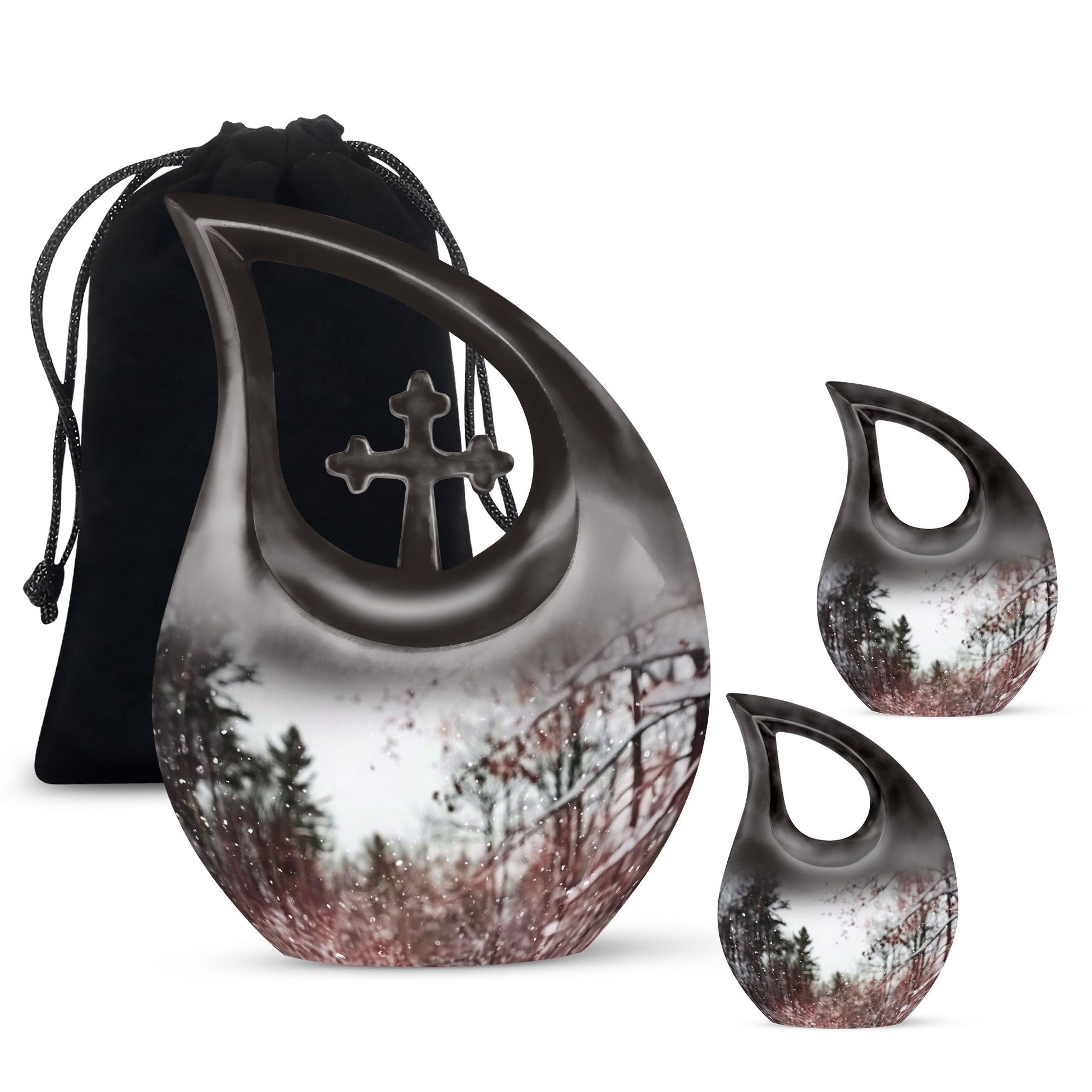 Snowflakes Urns For Ashes - Urns For Human Ashes Adult Female