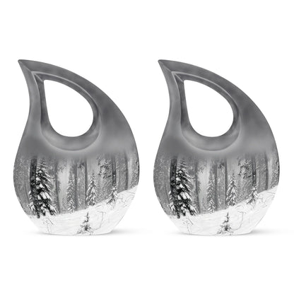 Snowflakes Urns For Ashes - Urns For Ashes Adult Male