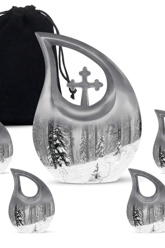 Snowflakes Urns For Ashes - Urns For Ashes Adult Male