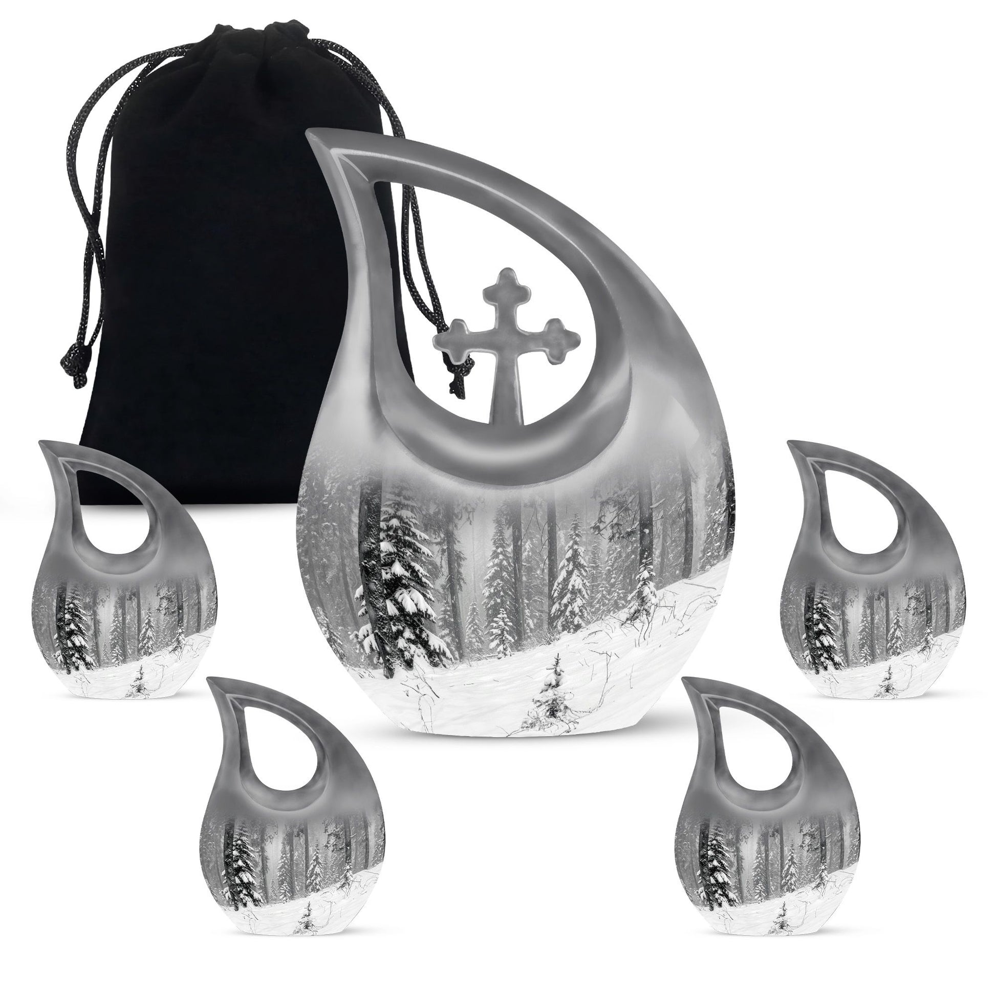 Snowflakes Urns For Ashes - Urns For Ashes Adult Male