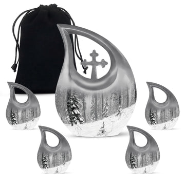Large Urn With 4 Keepsake