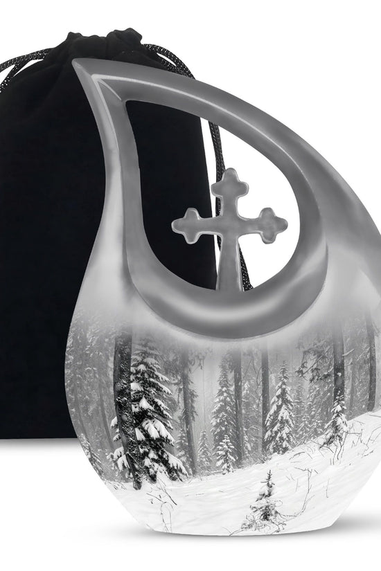 Snowflakes Urns For Ashes - Urns For Ashes Adult Male