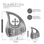 Snowflakes Urns For Ashes - Urns For Ashes Adult Male