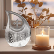 Snowflakes Urns For Ashes - Urns For Ashes Adult Male