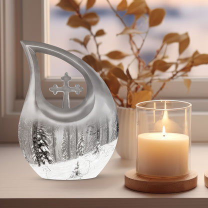 Snowflakes Urns For Ashes - Urns For Ashes Adult Male
