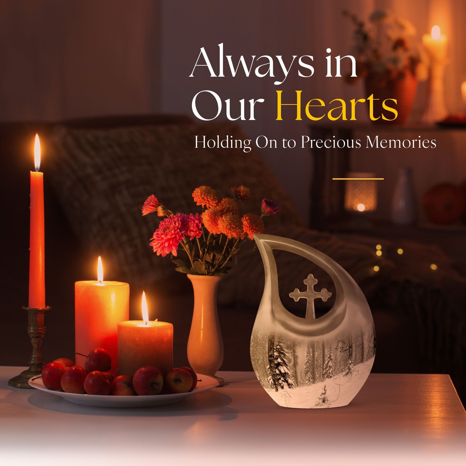 Snowflakes Urns For Ashes - Urns For Ashes Adult Male