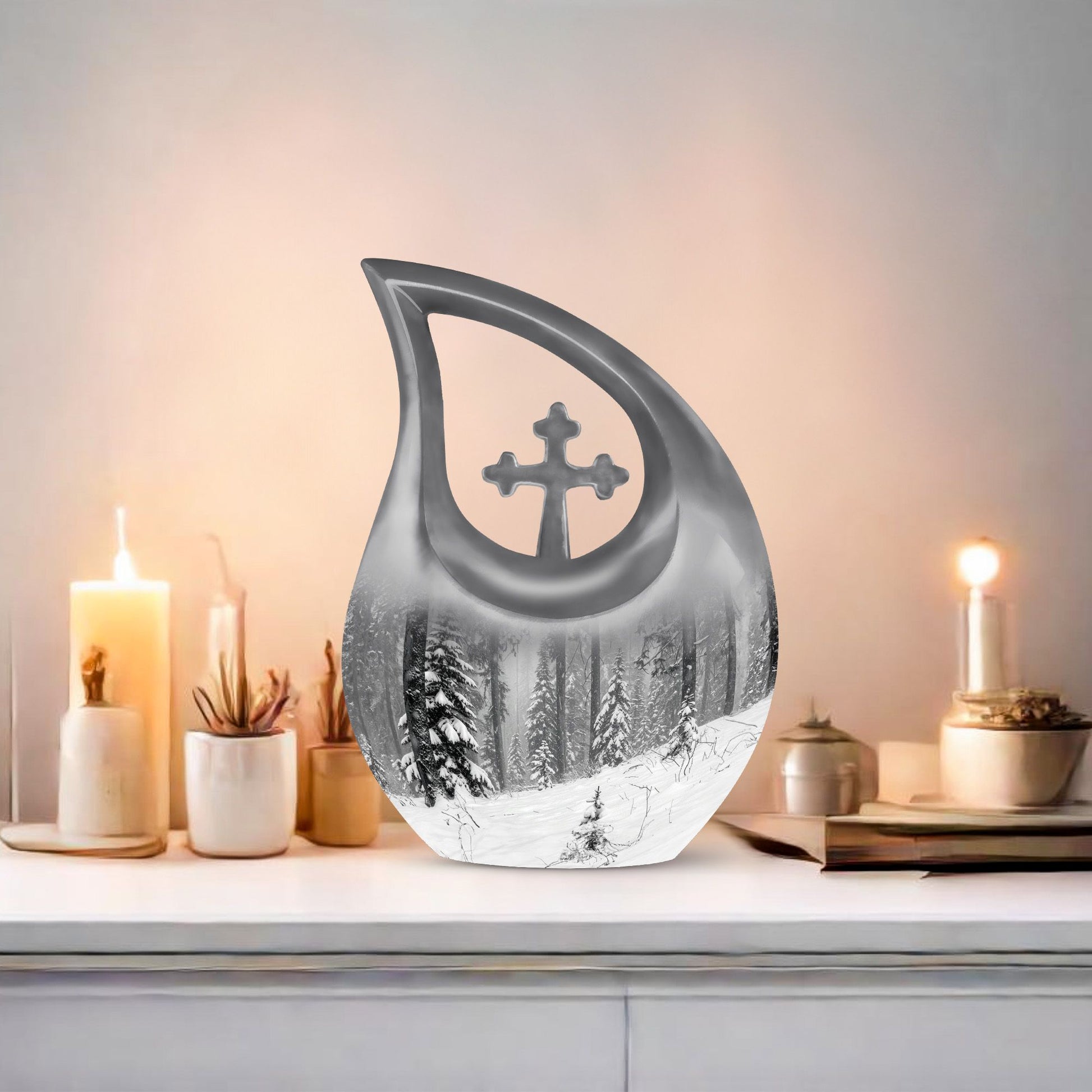 Snowflakes Urns For Ashes - Urns For Ashes Adult Male