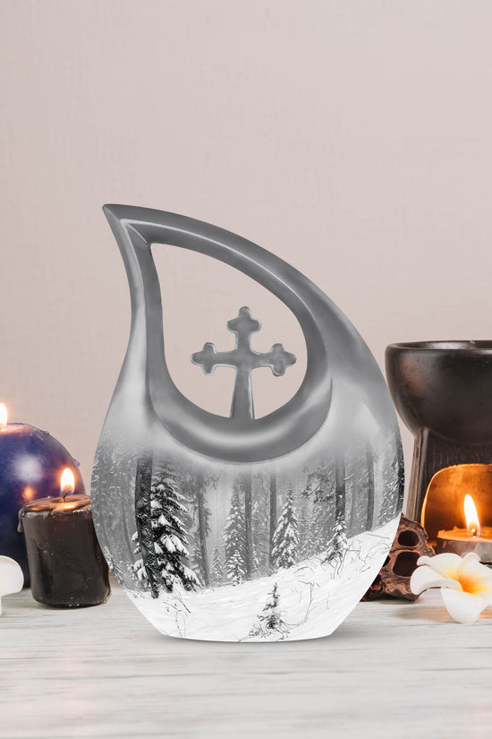 Snowflakes Urns For Ashes - Urns For Ashes Adult Male