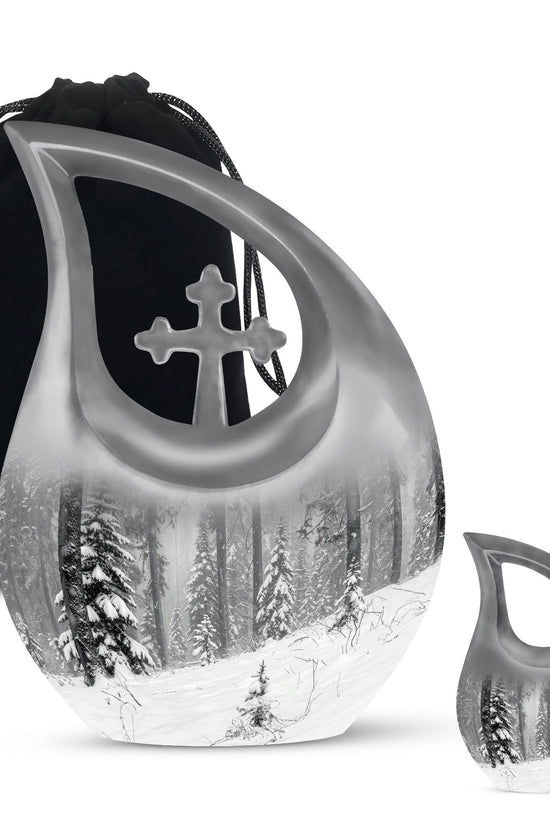 Snowflakes Urns For Ashes - Urns For Ashes Adult Male