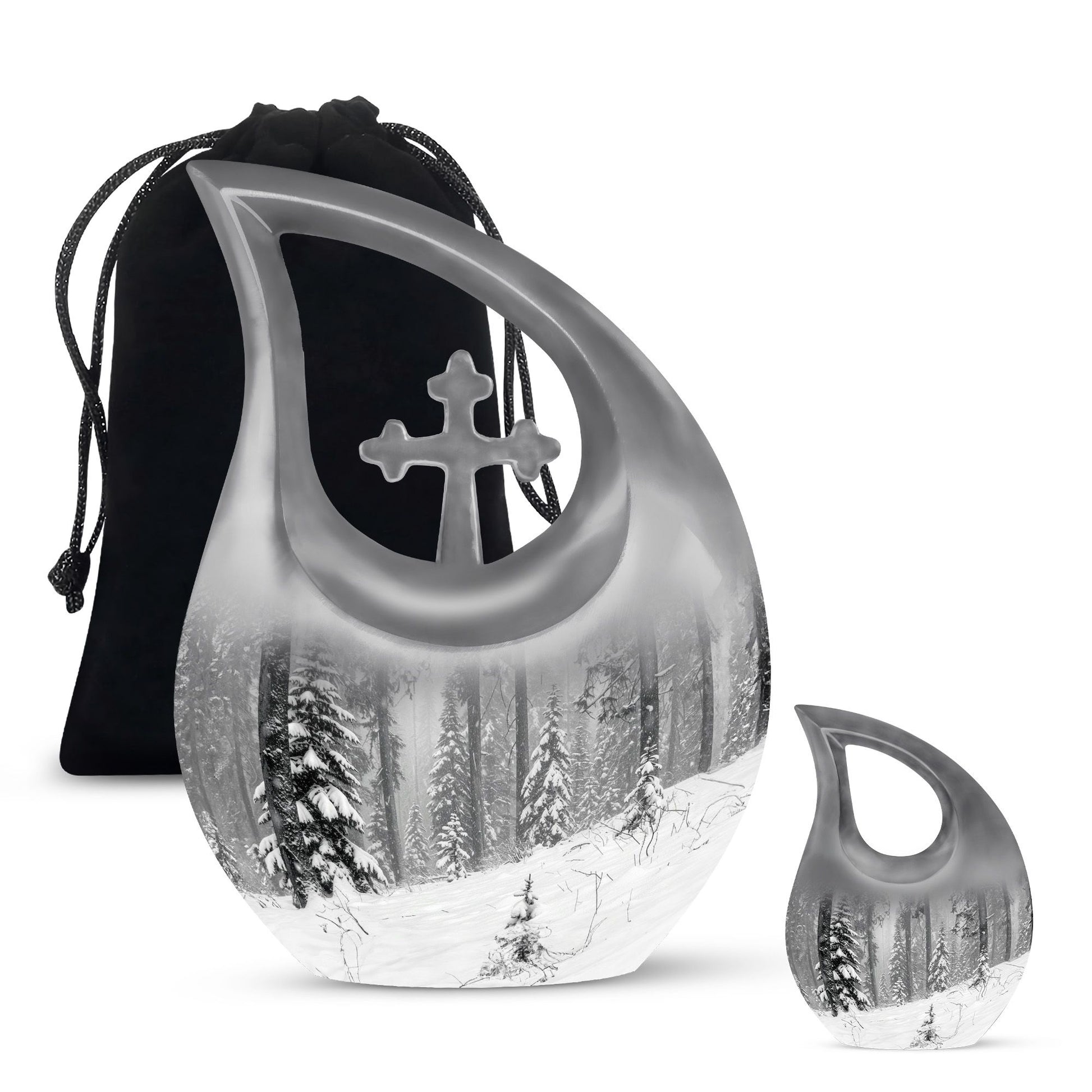 Snowflakes Urns For Ashes - Urns For Ashes Adult Male