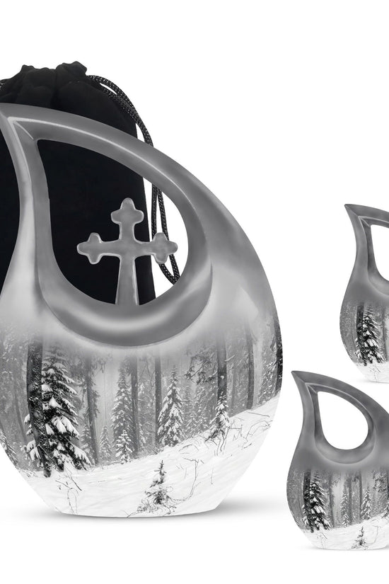 Snowflakes Urns For Ashes - Urns For Ashes Adult Male