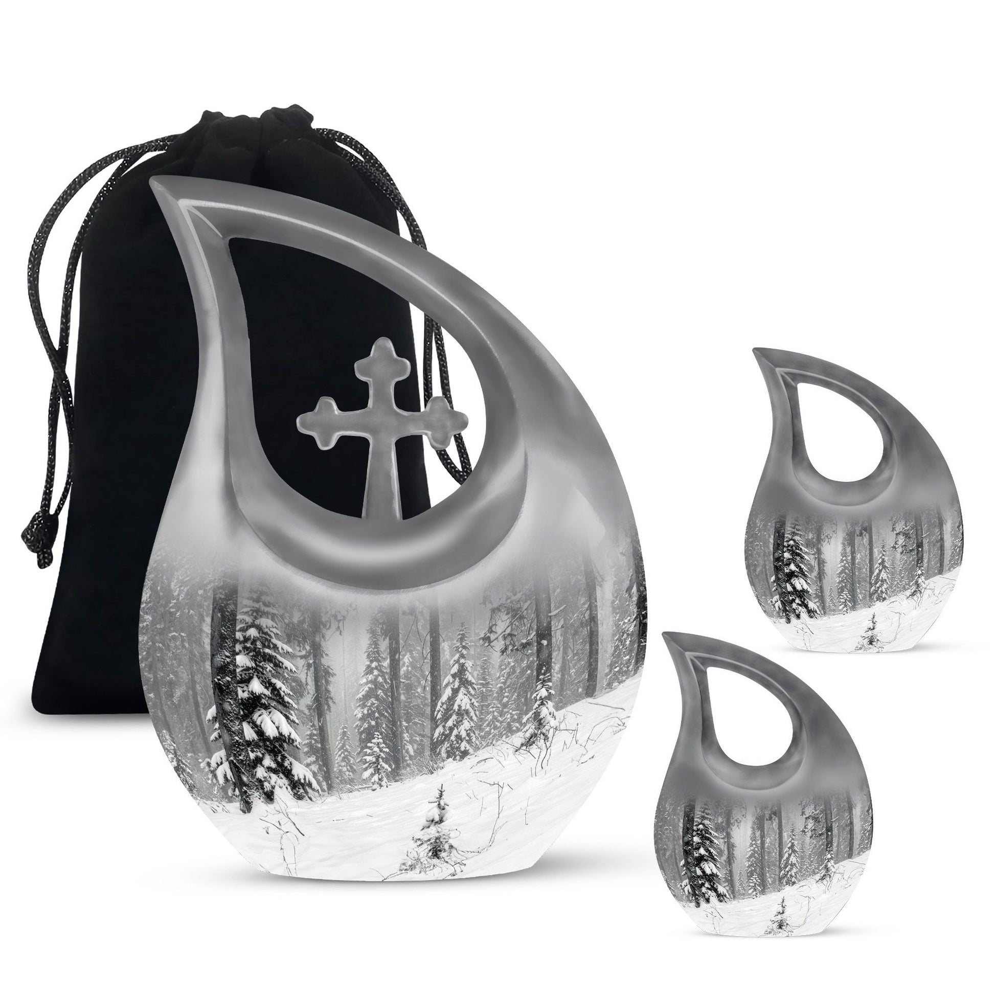 Snowflakes Urns For Ashes - Urns For Ashes Adult Male