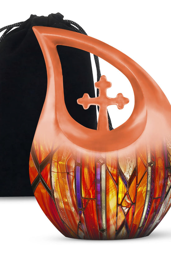 Stained Glass Urns For Ashes - Urn For Ashes Adult Male Small Keepsake