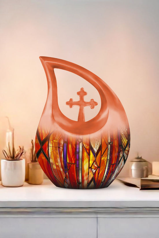 Stained Glass Urns For Ashes - Urn For Ashes Adult Male Small Keepsake