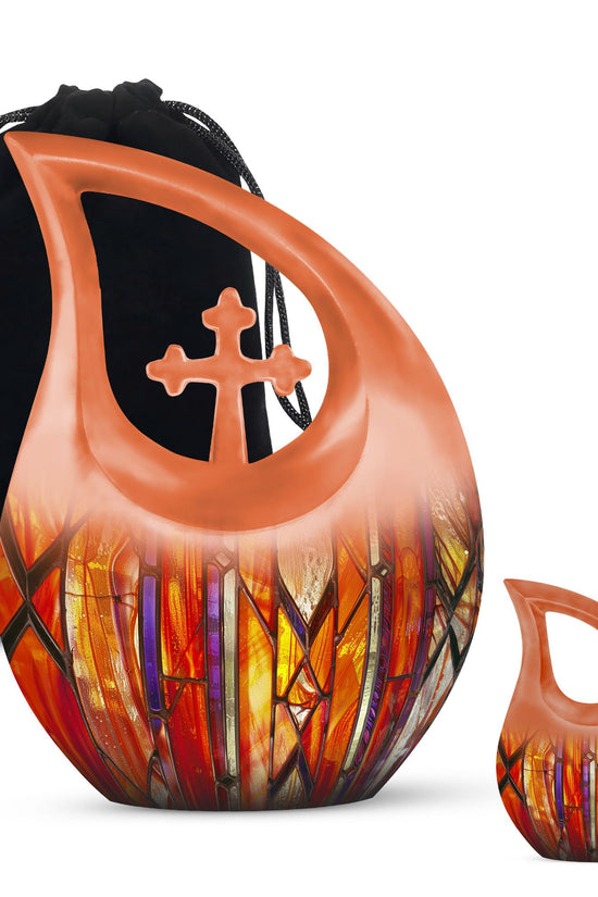 Stained Glass Urns For Ashes - Urn For Ashes Adult Male Small Keepsake