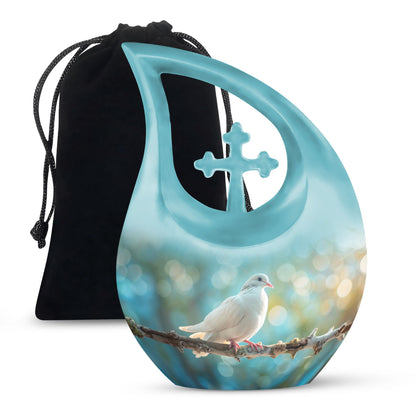 Dove Memorial Urn For Ashes - Forest Funeral Urn For Burial