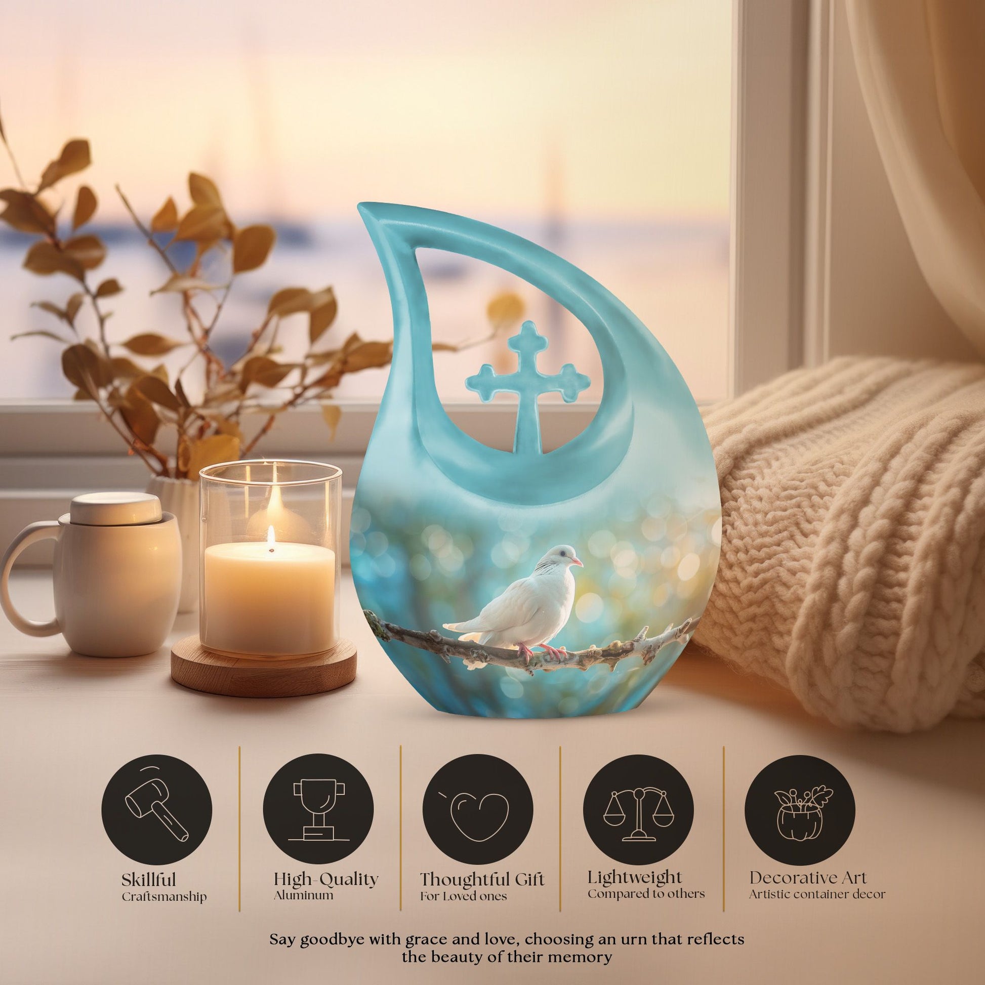 Dove Urns For Ashes - Small Urns For Ashes Adult Male