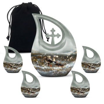 Large Urn With 4 Keepsake