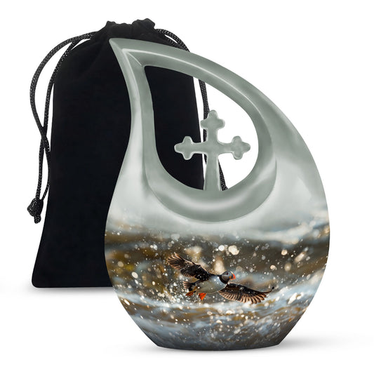 Puffin Bird Urns For Ashes - Urns For Human Ashes Adult Female Small Size