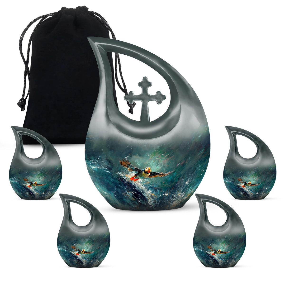 Puffin Bird Urns For Ashes - Urns For Ashes Adult Female Mom