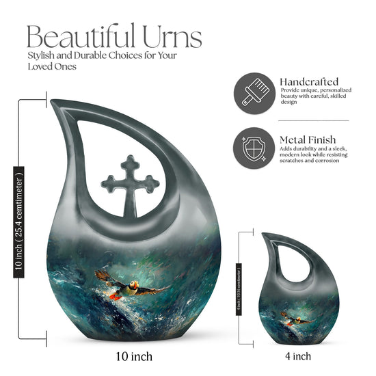 Puffin Bird Urns For Ashes - Urns For Ashes Adult Female Mom