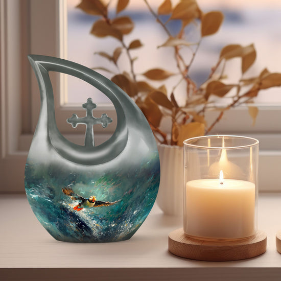 Puffin Bird Urns For Ashes - Urns For Ashes Adult Female Mom