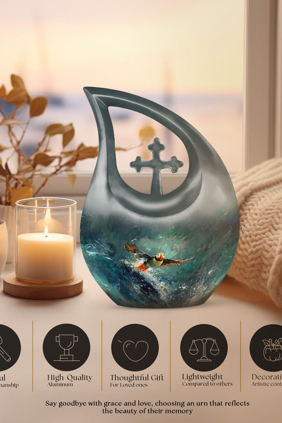 Puffin Bird Urns For Ashes - Urns For Ashes Adult Female Mom