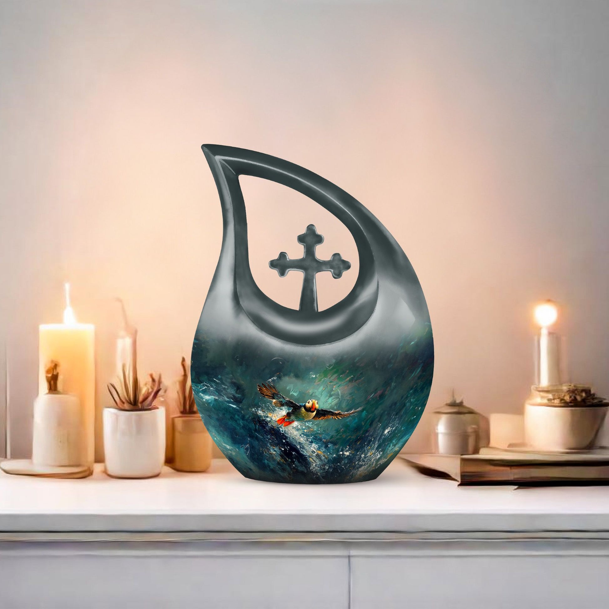 Puffin Bird Urns For Ashes - Urns For Ashes Adult Female Mom