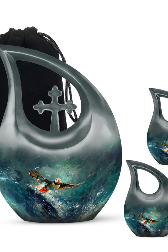 Puffin Bird Urns For Ashes - Urns For Ashes Adult Female Mom