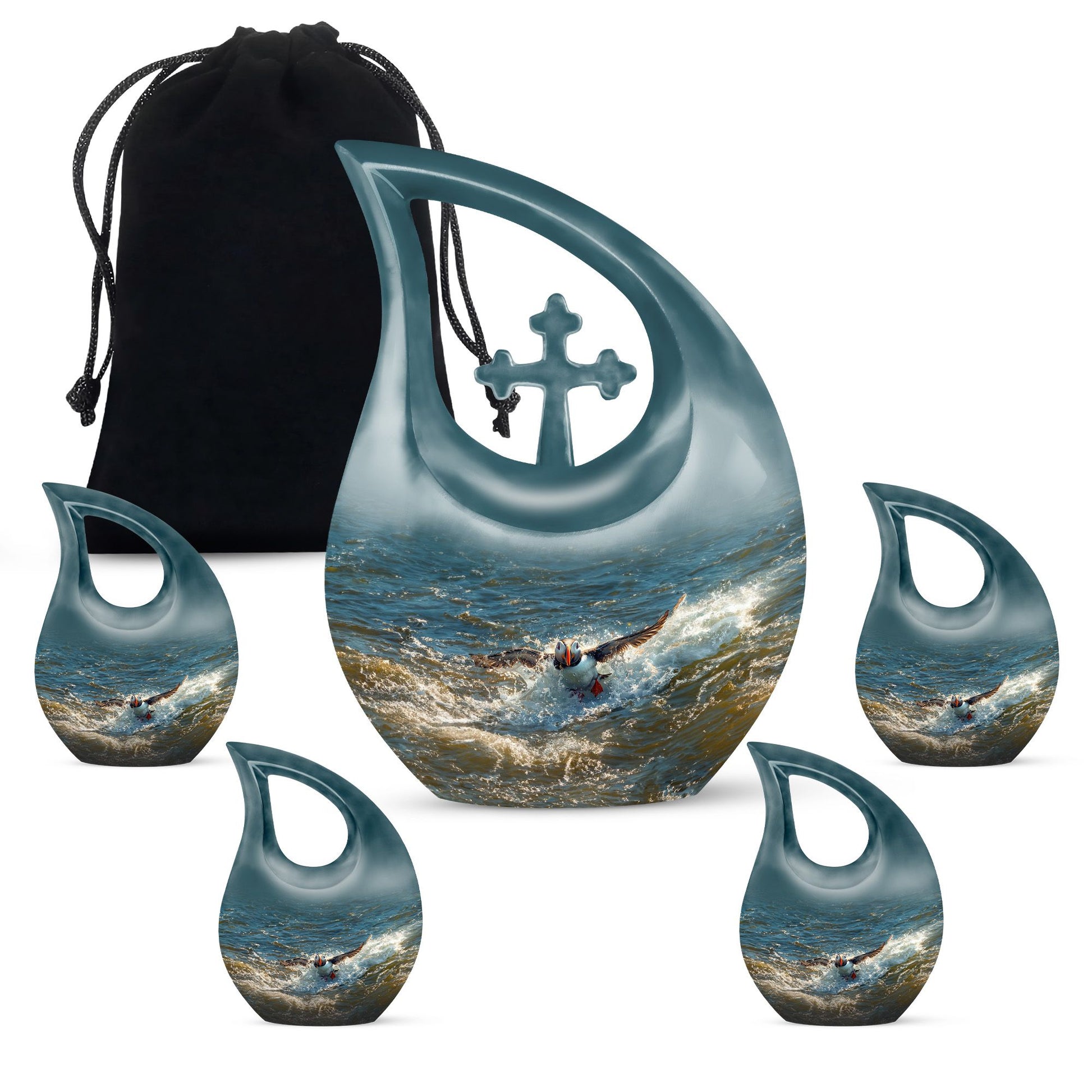 Puffin Bird Urns For Ashes - Human Urns For Ashes Adult Female