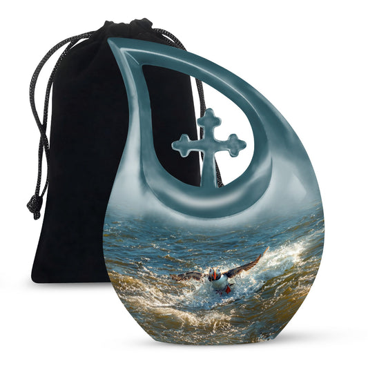 Puffin Bird Urns For Ashes - Human Urns For Ashes Adult Female