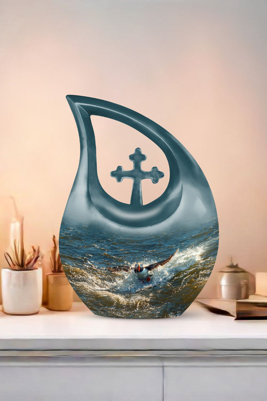 Puffin Bird Urns For Ashes - Human Urns For Ashes Adult Female