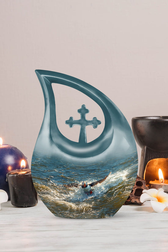 Puffin Bird Urns For Ashes - Human Urns For Ashes Adult Female